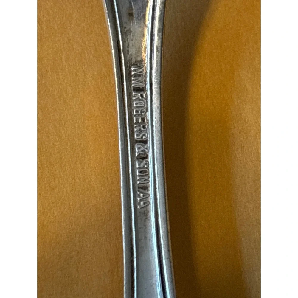 Wm Rogers &‎ Son Flatware Set Unisex OS Silver Gardenia Floral 2pc